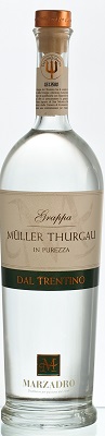 Grappa Monovitigno Müller-Thurgau, 0,5 l Marzadro