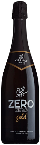 Zero Zero Gold Alkoholfreier Schaumwein weiß, 0,75 l Cipriani