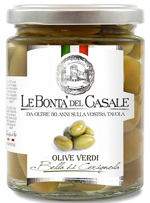 Olive verdi Bella di Cerignola Casale Bontà g, Grüne Oliven Le 280 del