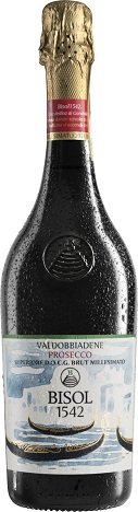 Gondolieri Brut Valdobbiadene Prosecco Superiore DOCG 2023, 0,75 l Bisol 1542 